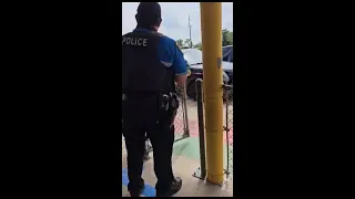 Houma officer captures alligator on school campus