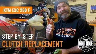 Clutch Replacement on KTM EXC250 F - Step By Step Guide