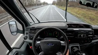 FORD TRANSIT 2010 5 CYLINDERS (200HP) POV TEST DRIVE  4K