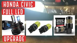 Honda Civic Full LED Upgrade Front + Rear