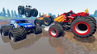 Monster Truck Mud Battle #2 | BeamNG Drive - Griff's Garage