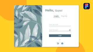 Login Page in Figma : A Step-by-Step Tutorial for Beginners - 2024