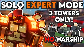 Easiest Way To Beat Expert Without WarShip! - Roblox TDX