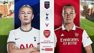 WSL 2022/23. Matchday 16. Tottenham vs Arsenal (03.25.2023)