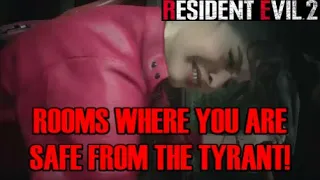 Resident Evil 2 Remake - Rooms Where You Are Safe From The Tyrant