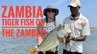 Catching giant tiger fish and barbel on the Mighty Zambezi River in Zambia