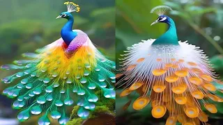 The beauty of the peacock,ময়ূরের অপরূপ সৌন্দর্য