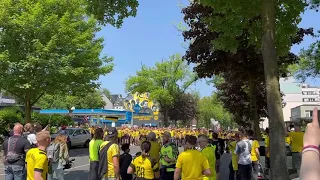 BVB Ultras Fanmarsch gegen Mainz