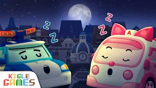 Ambulance & Police Car Is Sleeping! Robocar Poli Cartoon | KIGLE GAMES