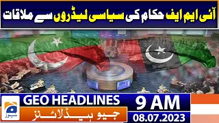 Geo News Headlines 9 AM | IMF Officials Meet Political Leaders | 8th July 2023