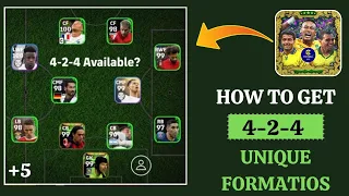 4-2-4 AND 5 NEW FORMATIONS UPDATE IN EFootball 2024 Mobile | 424 Formation EFootball 2024🙀