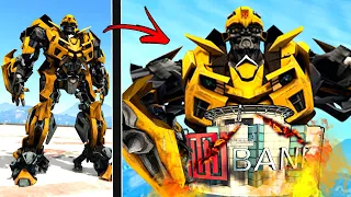 EVOLUINDO o BUMBLEBEE PEQUENO até o BUMBLEBEE GIGANTE no GTA 5 !