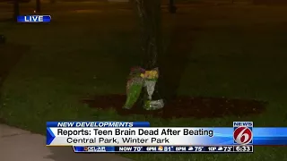 Teen brain dead after beating in Winter Park