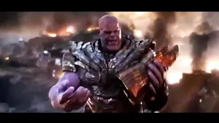 Avangers : End Game (Captain Marvel vs Thanos scene)