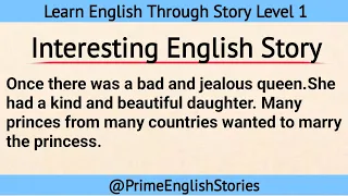 Learn English Through Story - Level 1 | Graded Reader | Prime English Stories | English Story