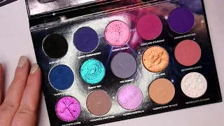 Nomad Cosmetics New Zealand Stargazing Palette Swatches!