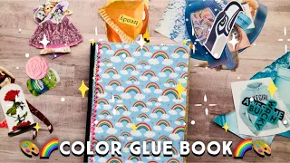 Color Glue Book • I had SO MUCH fun🥳• #paper #gluebook #collage #magazinecollage #colorgluebook