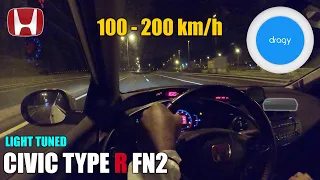 Honda Civic TYPE R FN2 ⏱ 100 » 200 km/h DRAGY 📈✔️ V2