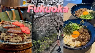 [ VLOG ] 후쿠오카 여행 브이로그 🇯🇵 | 벚꽃축제 | 꼭 가야하는 맛집 리스트 | 위스키 성지 | 호텔 추천 | Fukuoka