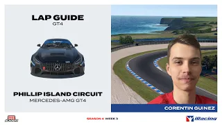 iRacing Lap Guide: Mercedes AMG GT4 at Phillip Island