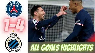 PSG vs CLUB BRUGGE | UEFA Champions League 2021/22 | All Goals Highlights