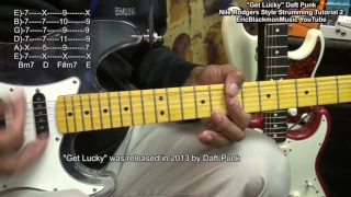 Daft Punk Nile Rodgers Style GUITAR Strumming & Picking Tutorial #MusicSchoolOfCool