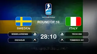 HIGHLIGHTS: Sweden vs. Italy | 2020 IIHF Esports Fan Championship