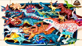 100 DINOSAURIOS DE JURASSIC WORLD & CAMP CRETACEOUS EN MEGA CAJA COLOSAL CON SÚPER HÍBRIDOS!!!