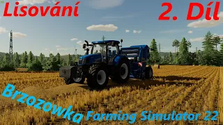 Lisování slámy a sečení louky | Brzozowka | Farming Simualtor 22 | 2. Díl