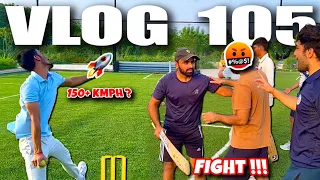 CRICKET CARDIO Bowling Spin or Fast?🔥| Fight in Box Cricket🤬| Tennis Ball Match Vlog