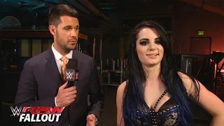 Paige reacts to getting an opportunity at Charlotte's Divas Championship: Raw Fallout, Nov. 2, 2015