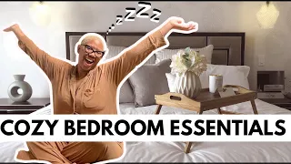 8  Essentials for a Dream Cozy Bedroom Retreat - For ALL Design Styles!