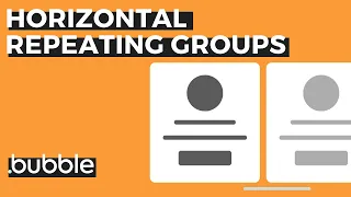 How To Create Horizontal Scrolling Repeating Groups In Bubble.io (Complete Guide)
