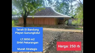 ❌❌SOLD❌❌Tanah Murah dan Strategis dengan Bonus 3 Rumah kampung di kota Wonosari SHM Pekarangan