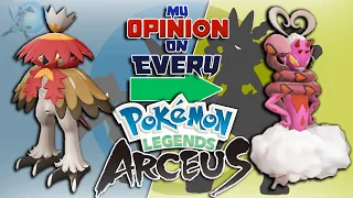 My Opinion on Every New Pokémon in Legends Arceus