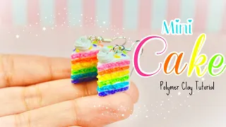 Easy Mini Cake Polymer Clay Tutorial