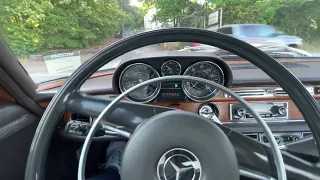 1972 Mercedes-Benz 280SE 4.5 Driving Video