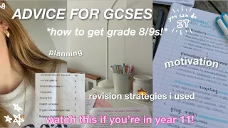 ADVICE FOR GCSE SEASON! | revision, motivation & how to plan/organise ✧*:･ﾟ