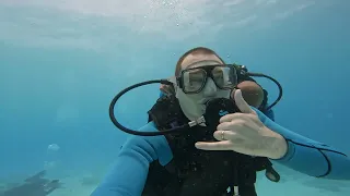 Scuba diving at White Island Part 2, Sharm Ash Sheikh, Egypt, May 2023