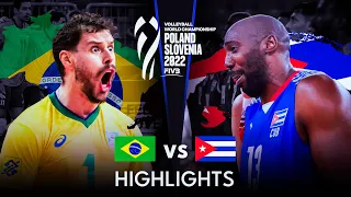 HISTORICAL MATCH | BRAZIL vs CUBA | Men's Volleyball World Championship 2022
