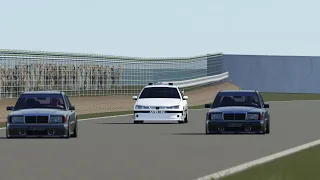 assetto corsa...Taxi 1 contre le gang des Mercedes//////////