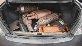 Deputy's Hunch Leads To Trunk Full Of Stolen Catalytic Converters