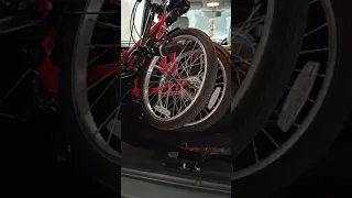 B-twin Tilt 120 folding bike cycle in Wagonr car
