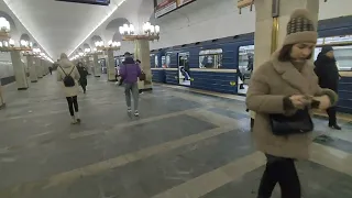 поездка от станции Фрунзенская до станции пушкинская