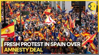 Thousands protest across Spain at proposed Catalan Amnesty | WION