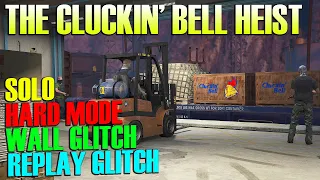 *After New Patch* Replay Glitch, Wall Glitch The Cluckin' Bell Farm Raid Heist GTA Online New Update