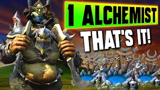 Solo Alchemist Carry - GONE WEIRD! - WC3 - Grubby