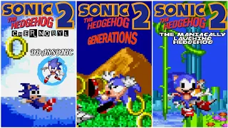 Crazy Sonic Variations in Sonic The Hedgehog 2 • Sonic Hack