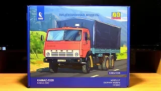 Сборная модель грузовика КАМАЗ 5320 AVD models