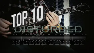 TOP 10 DISTURBED RIFFS | (2020) + SCREEN TABS